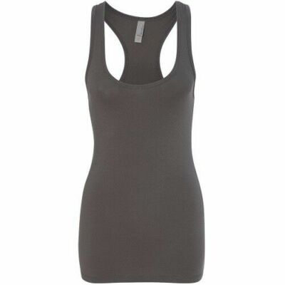 Mamia Women's Jersey Racerback Tank, Dark Gray, One Size