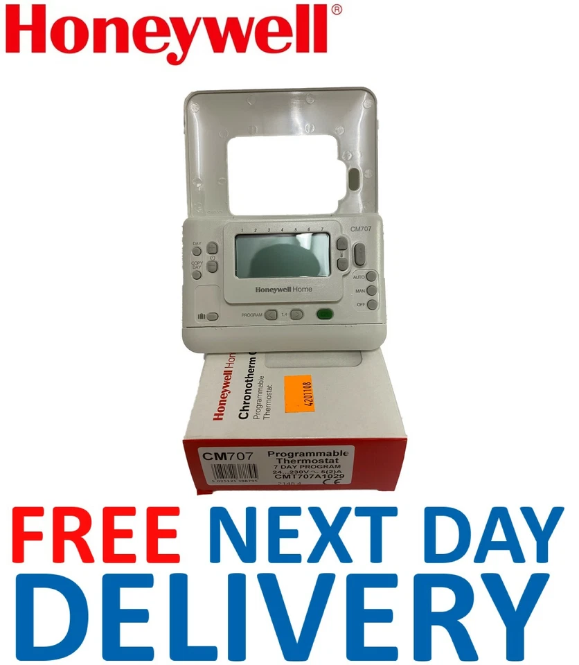 Honeywell 7 Day CM700 Programmable Room Thermostat CM707 CMT707A1029 Genuine - Image 3 of 4