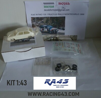 1/43 Fiat Ritmo 130 Rally Montecarlo 1988 Fructus KIT