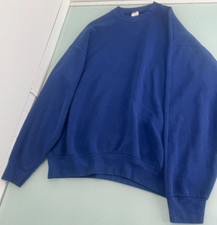 Vintage Fruit Of The Loom Casualwear Sweatshirt Pullover Men XL Blank USA Made