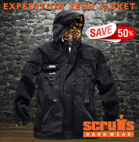 Scruffs Men's Black Expedition Tech 