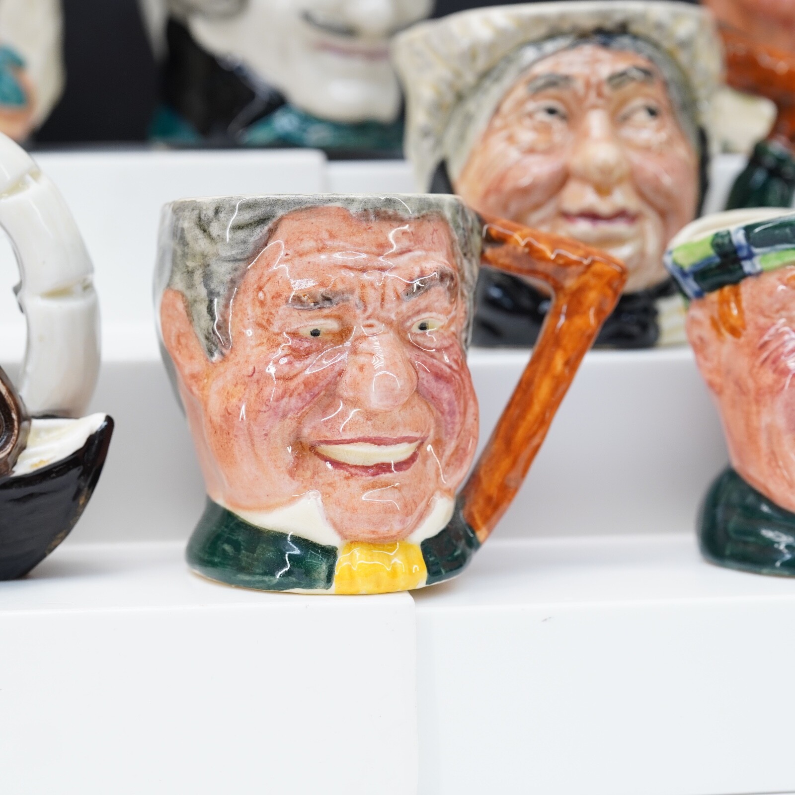 Lot of 12 Toby Mugs Characters Sailors Figures Royal Doulton Lancaster