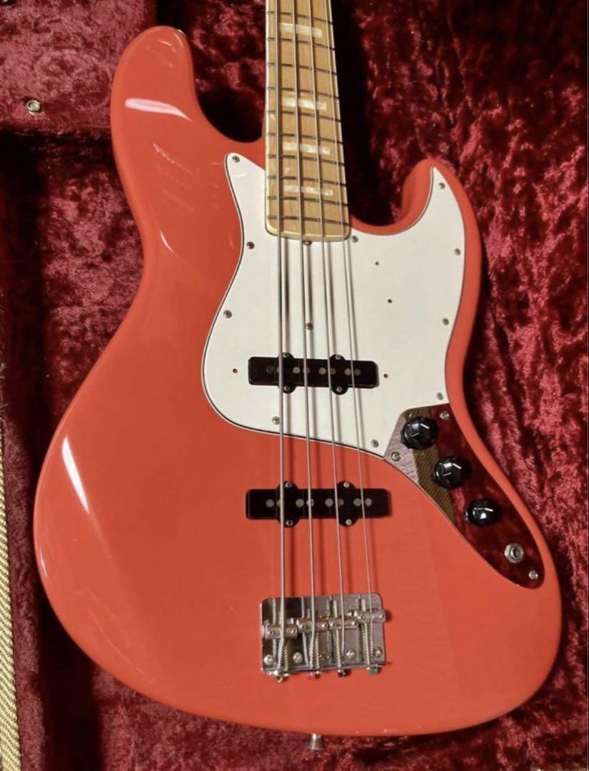 ベース Fender Japan 70's Jazz bass fiesta red Fender Made in Japan Traditional Series 60s Jazz Bass Fiesta