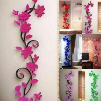 Details about 3D Flower Decal Vinyl Decor Art Home Living Room Wall Sticker Removable Mural US Details about 3D Flower Decal Vinyl Decor Art Home Living Room Wall Sticker Removable Mural US