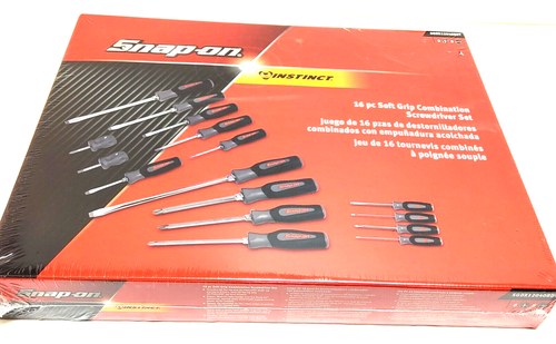 New Snap-on™ Instinct Titanium Soft Handled 16pc Screwdriver SET SGDX12040BDT - Foto 6 di 6