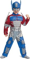 Optimus Prime Toddler Muscle Transformers Fancy Dress Up Halloween Child Costume