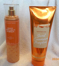 BATH BODY WORKS Sweet Cinnamon Pumpkin fragrance mist hydrating body cream