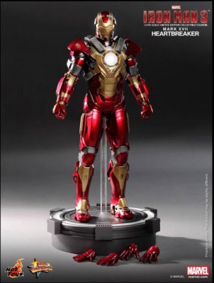 t*e様 Hot Toys Iron Man 3 Heartbreaker Hot Toys 1/6 MMS212 Iron Man 3 Mark XVII 17 Heartbreaker Figure In