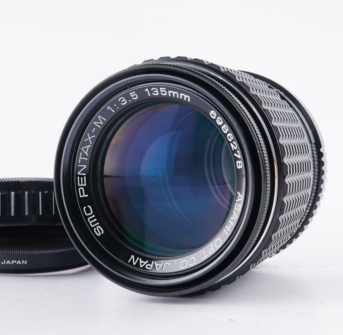 SMC PENTAX-M　135mm 1:3.5 100mm 1:2.8 2本 Pentax SMC Pentax-M 1:3.5 135mm MF Telephoto Lens For M42