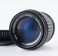 EX+++++ SMC PENTAX M 135mm F/3.5 MF Telephoto Lens K Mount w/ Filter From JAPAN