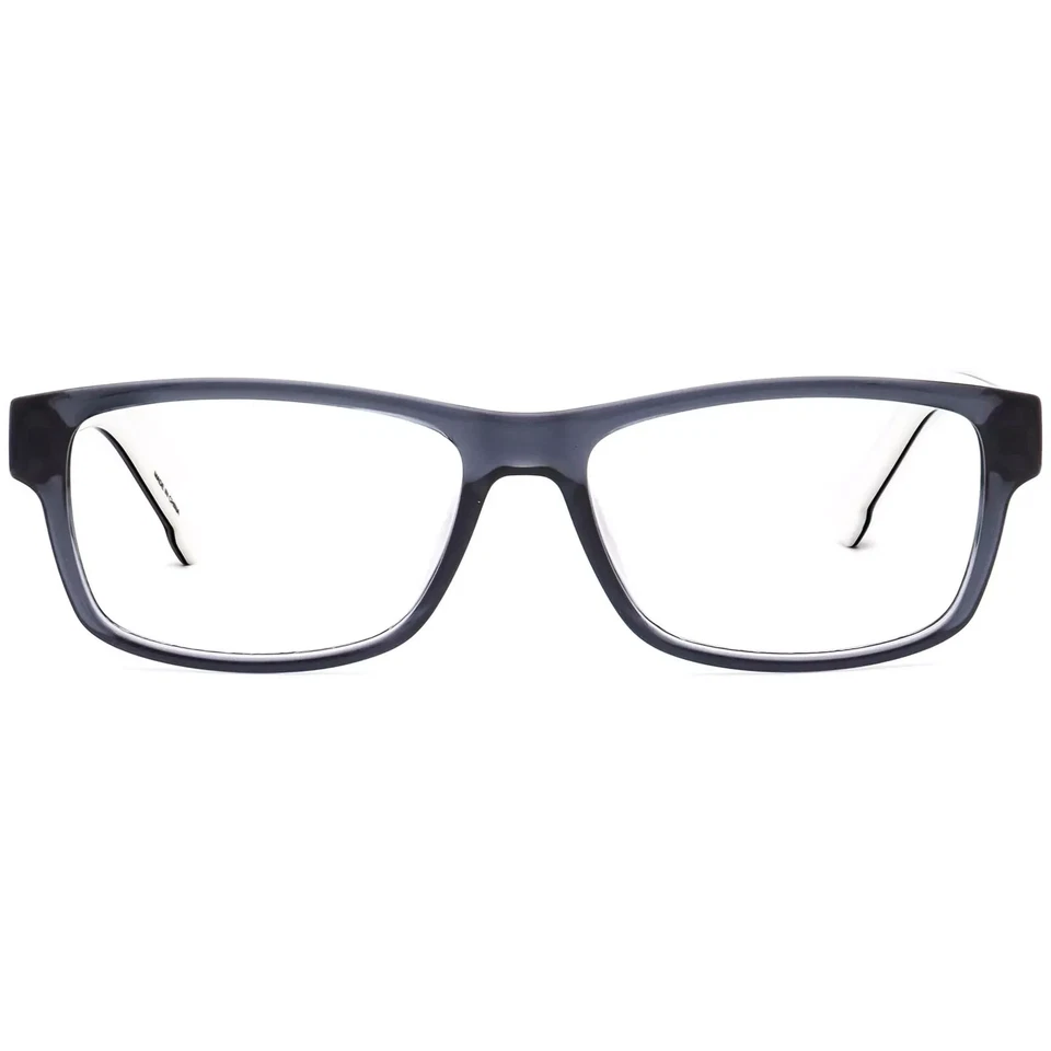 LACOSTE L2707 SMOKE GREY AND WHITE EYEGLASSES FRAME 53-15-145 - Image 2 of 4
