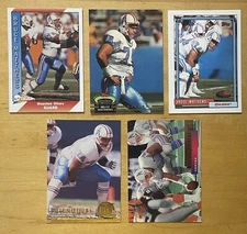Bruce Matthews Lot Of 5 Mixed Brands 1991-1995 Houston Oilers NM-MT