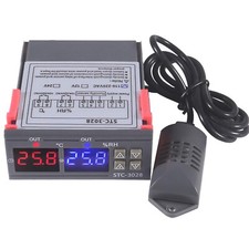 STC3028 Digital Temperature Control Dual Display Temperature Humidity Controller