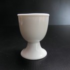 Egg Cup Porcelain White Ceramic Art Deco Table Vintage Design France N5810