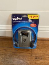 Digitech AM/FM Stereo Cassette Player Vintage New in Package 1998 ATICO Int