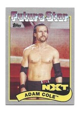2018 Topps Heritage WWE /25 RC #91 Adam Cole ROOKIE AEW ROH Wrestling Impact NXT