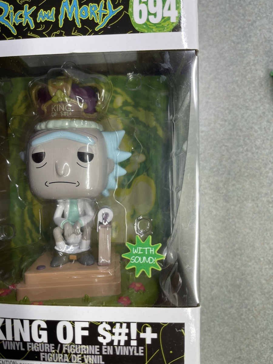 Funko Pop! Animation: Rick and Morty 694 - King of S#!+