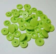 Reduced!! BULK SALE! 1000 Size 20 Lime Green B50 KAM Snaps Bibs Free Shipping