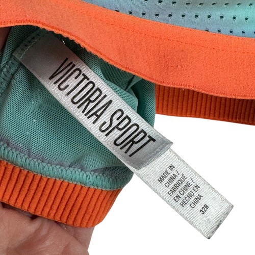 Victoria's Secret Sport Lightly Lined Sports Bra Breathable Blue Orange 32B VSX - Picture 3 of 6