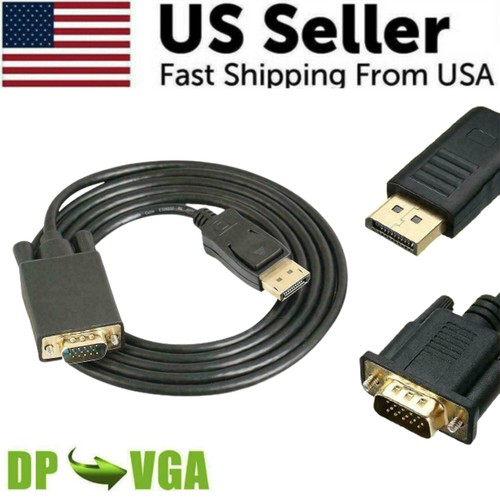 Display Port to VGA Cable Adapter 