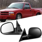 Manual Mirrors Left+Right For 1994-1998 Chevy Blazer S10 GMC Jimmy S-15