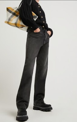 NWT Citizens of Humanity Eva Relaxed Baggy Jeans In Obsidian Size 27 Sz 4