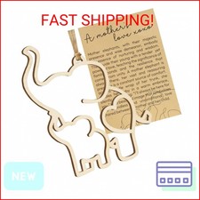 Motherhood Elephant Ornament with Sentimental Mothers Day Card, Sisterhood Gifts