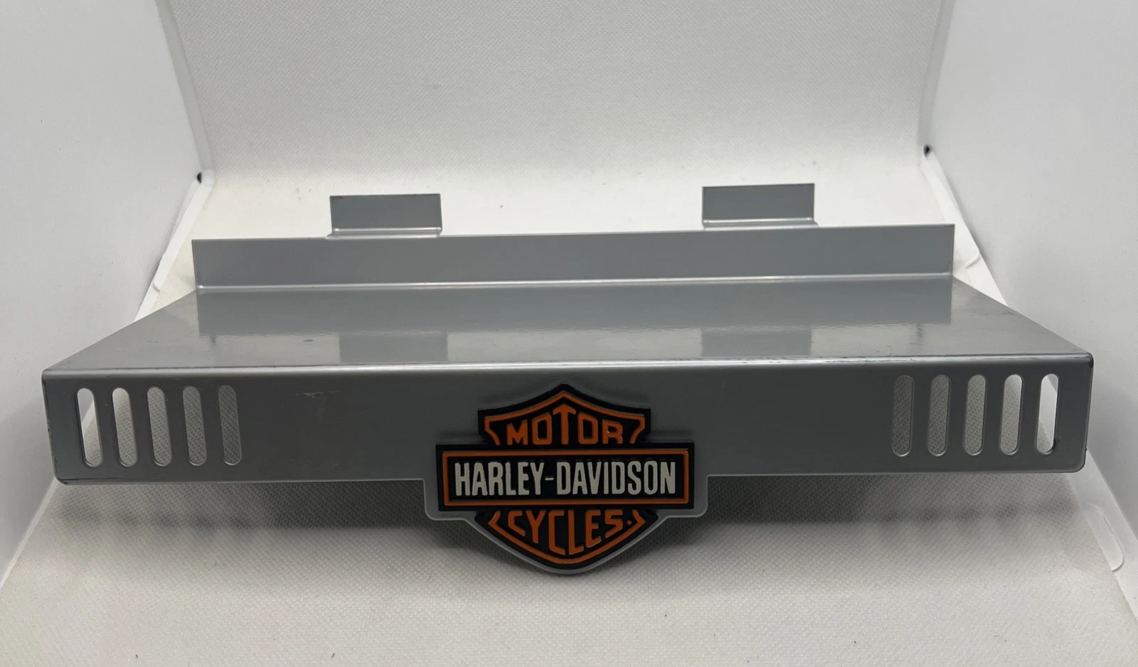 Harley Davidson Shoe Rack Slatwall Shelf Metal 5" x 11" RARE