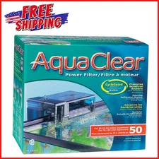 FISH TANK 50 POWER FILTER Aqua Clear 20-50 Gallon Aquarium Filtration System NEW