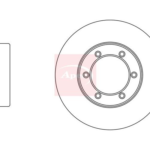 APEC Brake Disc DSK2074