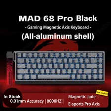 MADLIONS MAD 60/68HE Gaming Magnetic Switch Keyboard Wired Key Web Drive Custom 