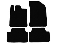 Basic Fußmatten, Automatten für Peugeot 407 2004-2011 Schwarz x14 Rand