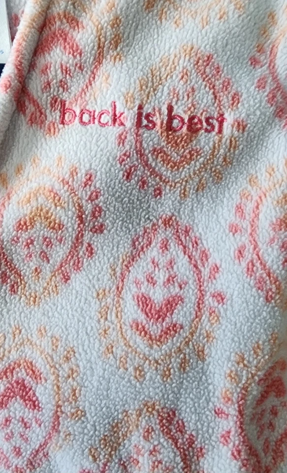 Cobertor vestível de lã saco de dormir halo bebê menina tamanho médio 6-12M 16-24 lb - Imagem 4 de 4