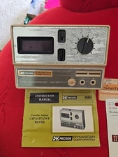 Vintage B&K Precision 820 Capacitance Meter with Manual