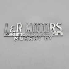 Vintage Lr Motors De Soto Plymouth Car Dealership Emblem Mopar Murray Ky 5.5