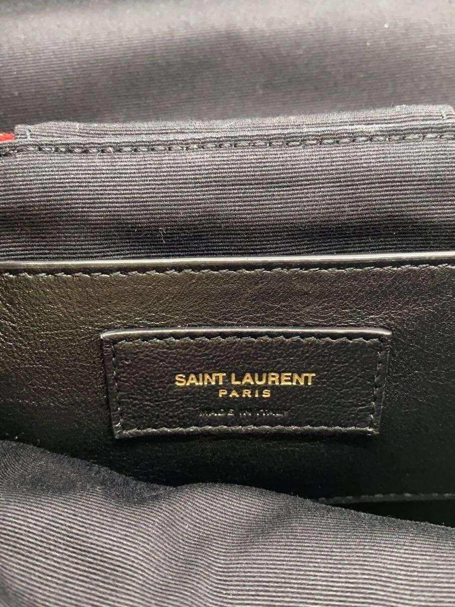 SAINT LAURENT 649779 BORSA A TRACOLLA IN PELLE ROSSA TINTA UNITA Usata