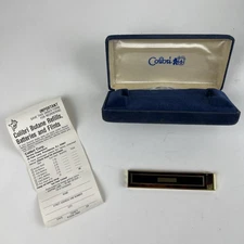 Vintage Colibri Butane Slim Line Lighter Gold Tone Engraveable