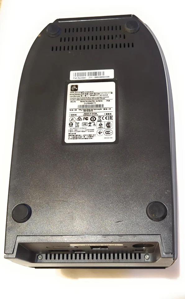 ZEBRA ZXP SERIES 1 ID CARD THERMAL PRINTER W/70% MONOCHROME RIBBON - Image 4 of 4