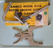 LOT OF AUTOMOTIVE ENGINE REBUILDING TOOLS SPRING COMPRESSOR PISTON RING TOOLS