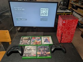 Microsoft Xbox Series X 1TB Console Bundle with 2 Controllers and 5 Games