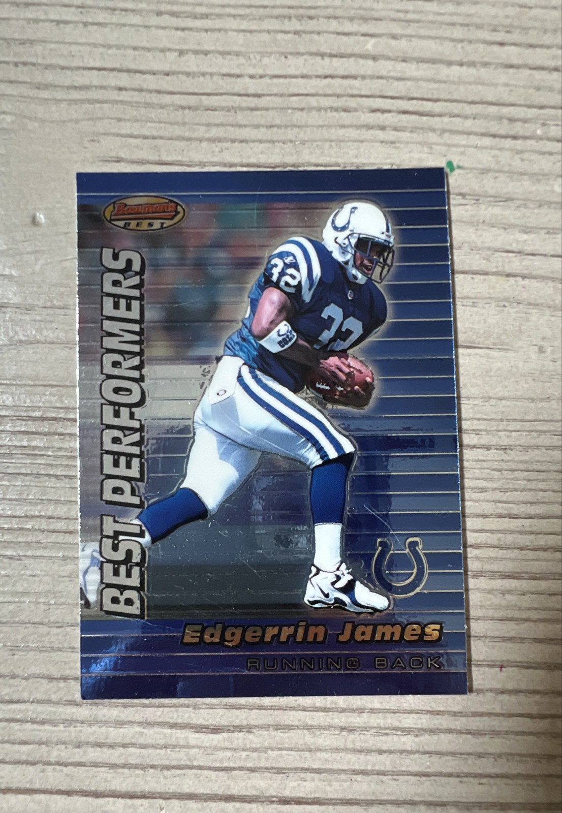 Edgerrin James Bowman's Best #98 Base