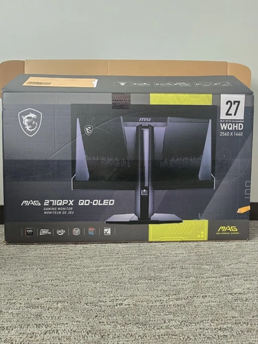 MSI Mag 271QPX 27" WQHD Gaming Monitor --360Hz, 0.03ms, HDR 400