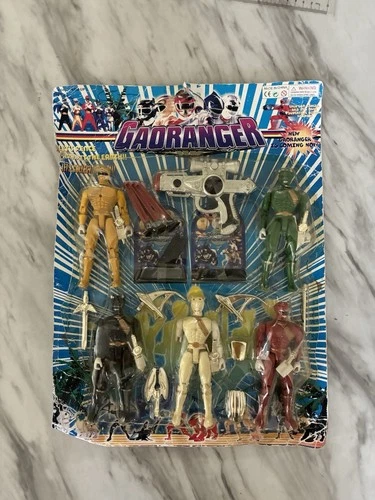 Vintage Gaoranger Power Rangers KO Action Figure Set (Read Description)