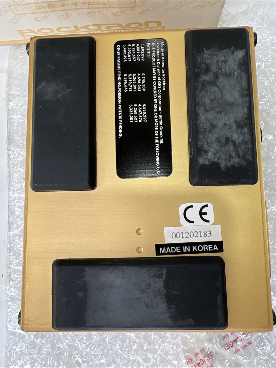 Rocktron Austin Gold Overdrive Guitar Effect Pedal NOS in Box | eBay