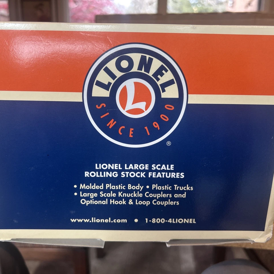 Lionel 8-87024 Christmas 2003 Large Gauge (G Gauge) 40’ Boxcar, New, Rare! - Image 4 of 4