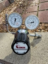 Concoa Precision Gas Controls 2123321-01-590 Two Stage Gas Regulator CGA-590