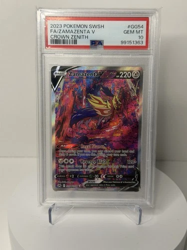 Zamazenta V GG54/GG70 Sword Shield Crown Zenith Pokemon PSA 10