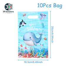 Disposable Marine Animal Tableware Happy First Com Party Decor