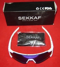SEKKAF Youth Baseball Sunglasses Unisex Kids Sports Sunglasses /W Soft Case FR7