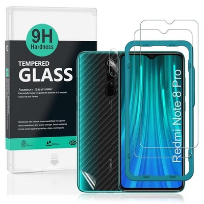 Ibywind Screen Protector For Redmi Note 8 Pro 6.53 inch, Transparent 